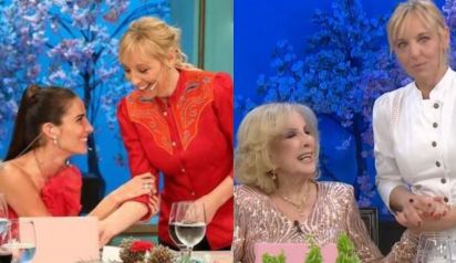 Jimena Monteverde, Juana Viale y Mirtha Legrand