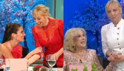 Jimena Monteverde, Juana Viale y Mirtha Legrand