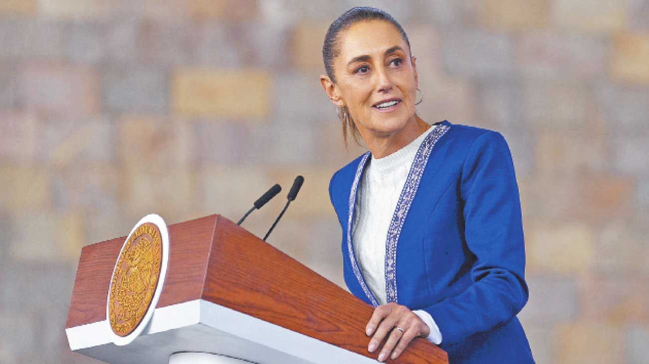 Sheinbaum. No quiere que EE.UU. sancione a su país por su “solidaridad”.