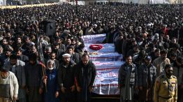 Funerales de las victimas del atentado suicida en una mezquita chií de Islamabad, la capital de Pakistán.07022026