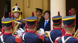 Milei con Granaderos