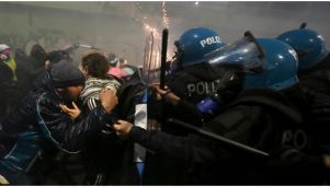 Manifestaciones en Milán