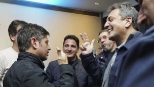 Peronismo: Kicillof y Massa.