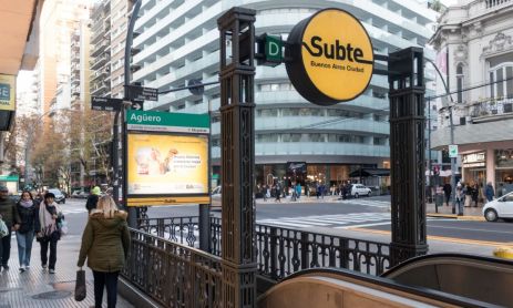 La estación Agüero de la Línea D del subte de la Ciudad de Buenos Aires