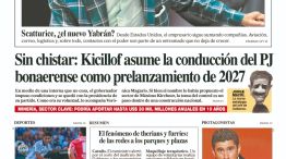 La tapa del Diario PERFIL del domingo 8 de febrero de 2026