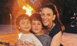 Juana Repetto le dijo adiós a su panza con un tierno momento junto a sus hijos: "Despidiendo este trío"