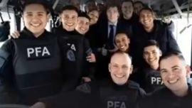 Javier Milei con PFA