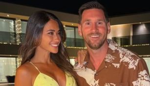 Antonela Roccuzzo y Lionel Messi