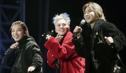 Taeyang, G-Dragon y Daesung de BIGBANG
