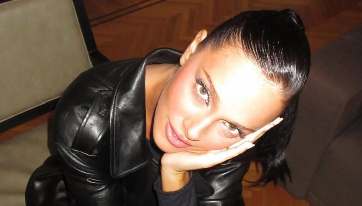 Al mejor estilo black bride, Oriana Sabatini redefinió el look gótico a punto de ser mamá