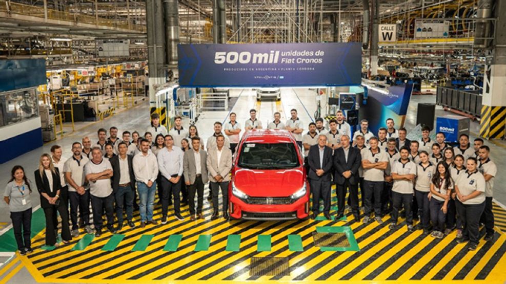 Fiat Cronos llega a las 500 mil unidades
