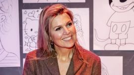 Máxima Zorreguieta eligió el wide leg de cuero y elevó su estilo marcando la tendencia de la temporada