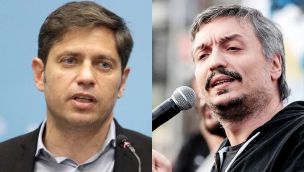 Axel Kicillof y Máximo Kirchner