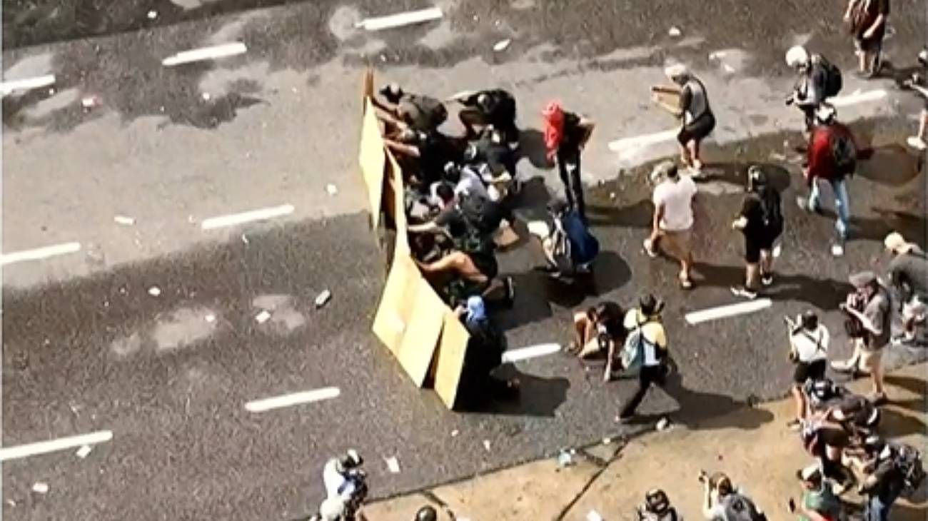 Disturbios-Marcha de la CGT