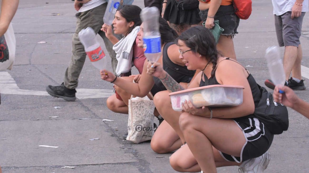 Reforma Laboral, Marcha de la CGT en el Congreso.
