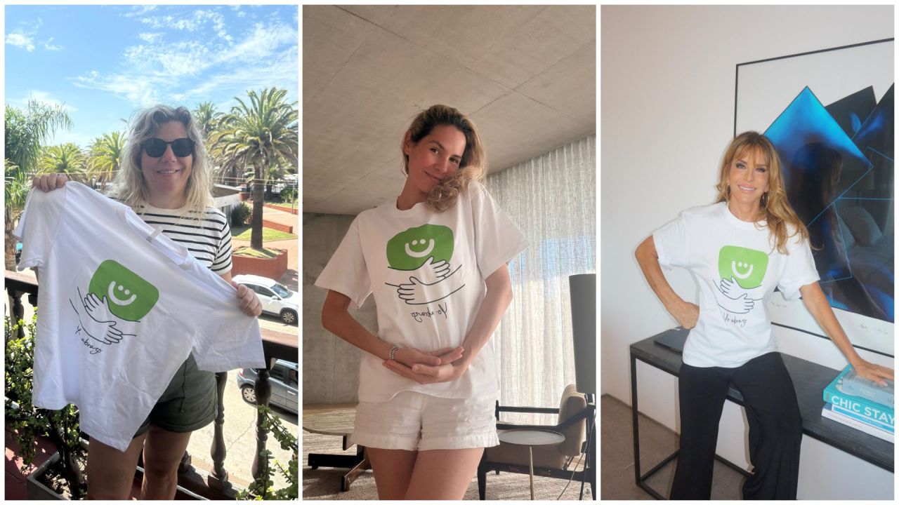 Dominique Metzger, Elina Costantini y Patricia Della Giovampaola junto a la Fundación Natalí Flexer y la Fundación Rossi. | Foto:Fundación Rossi