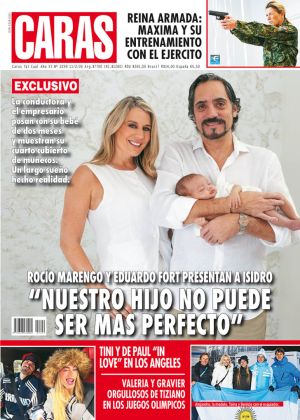 Rocío Marengo y Eduardo Fort presentan a Isidro: “nuestro hijo no puede ser más perfecto”
