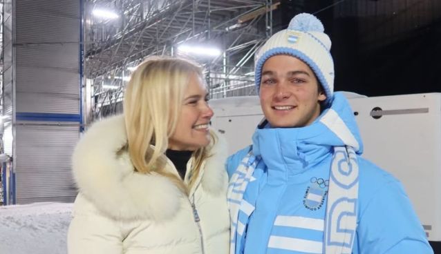 Valeria Mazza y su hijo Tiziano Gravier