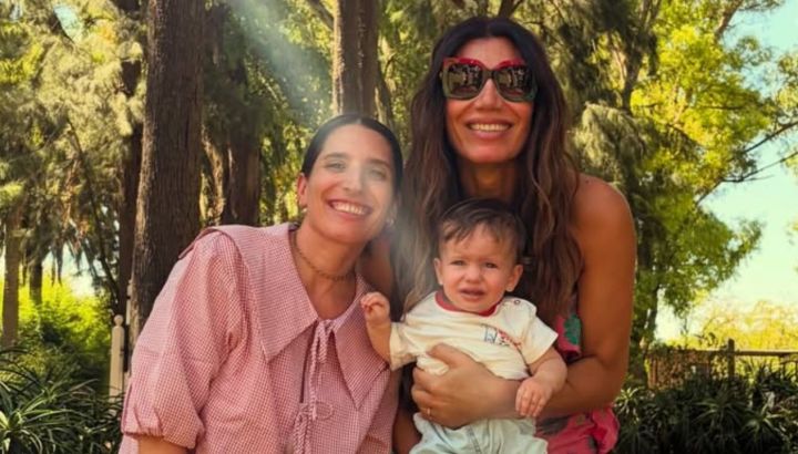 Flor de la V festejó el primer cumpleaños de su nieto, Morrison