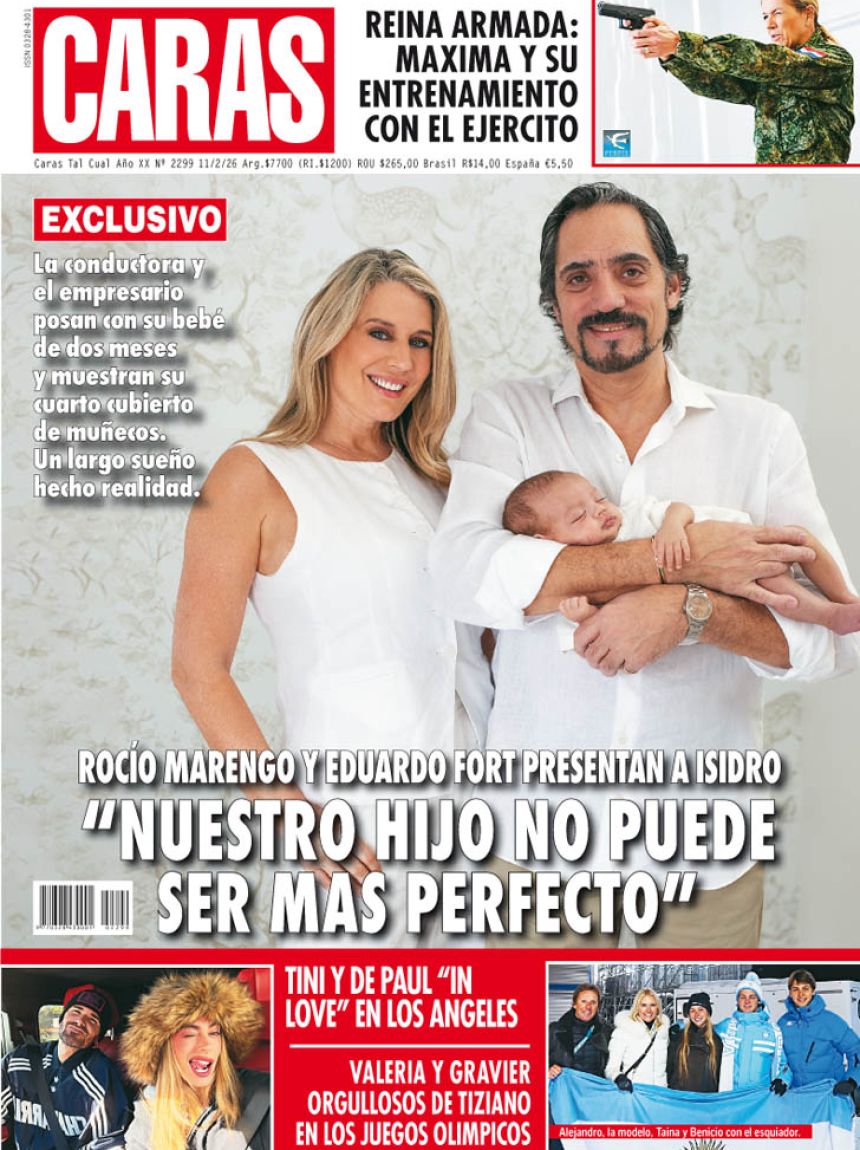 Rocío Marengo y Eduardo Fort presentan a Isidro: “nuestro hijo no puede ser más perfecto”