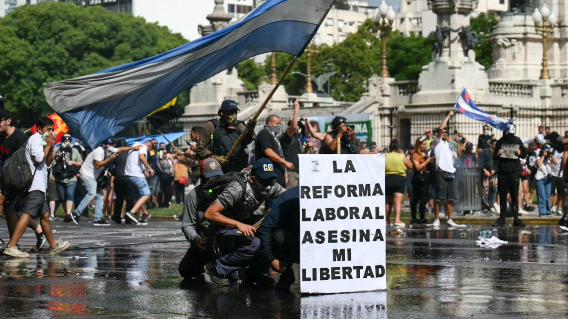Milei’s labour reform clears first hurdle despite day of demonstrations