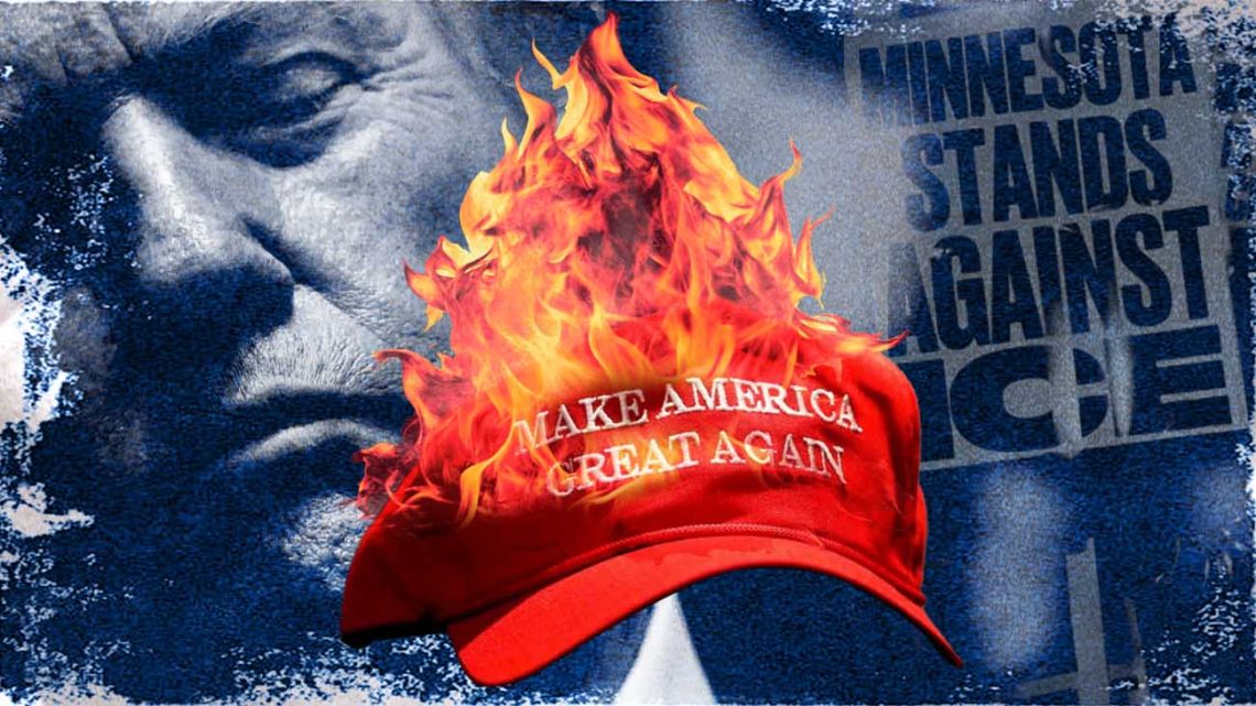 Trump's dreams up in flames.