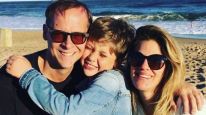 Matías Martin y Natalia Graciano con su hijo Alejo