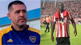 Riquelme y Edwuin Cetré