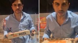 Ramiro Marra llevó empanadas a los policías y en redes le dijeron "ratón"