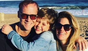 Matías Martin y Natalia Graciano con su hijo Alejo