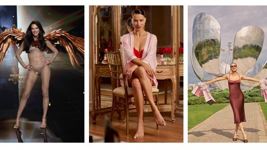 Adriana Lima recomienda lencería roja para San Valentín y habla sobre ser modelo a los 44