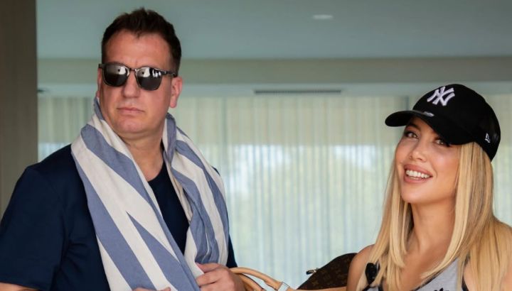 Wanda Nara le ganó una apuesta a Maxi López en MasterChef Celebrity al animarse a una impresionante acción	