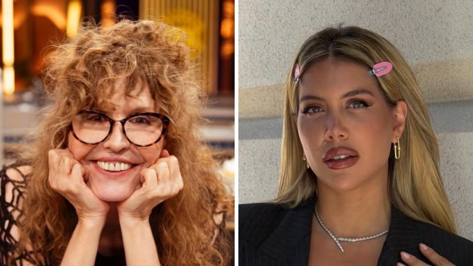 Esther Goris y Wanda Nara