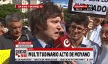 Reforma laboral: cuando Milei se oponía y marchaba con Moyano en contra de Macri