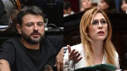 Juan Grabois y Lilia Lemoine 