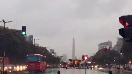 Sábado con probabilidad de lluvias en la Ciudad de Buenos Aires y la región central de Argentina