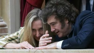 Javier Milei y Karina Milei