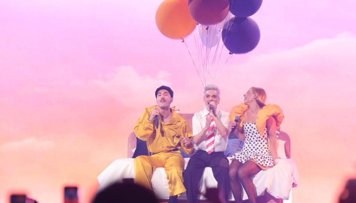 Miranda sorprendió al presentarse junto a bailamamá en la semifinal del Benidorm Fest de España