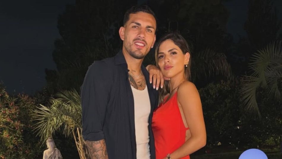 Camila Galante y Leandro Paredes