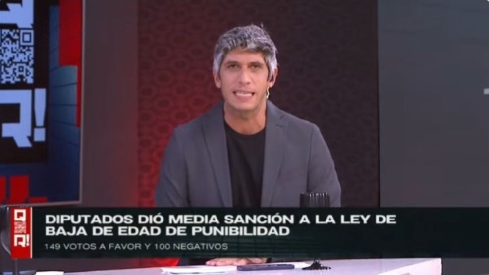 Pablo Caruso cuestionó la baja de edad de punibilidad