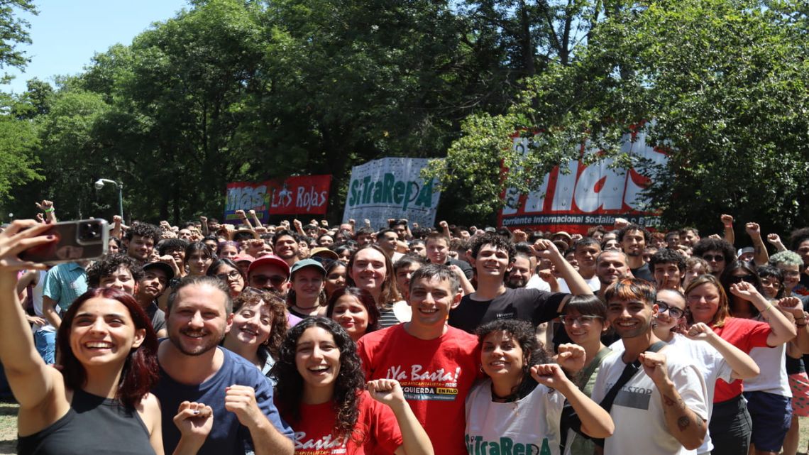 Volvió el "campamento anticapitalista" ¿Dirá algo Adorni?