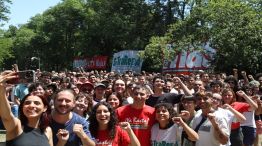 Campamento "anticapitalista" del Nuevo MAS