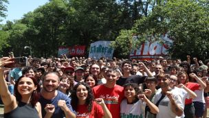 Campamento "anticapitalista" del Nuevo MAS