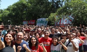 Campamento "anticapitalista" del Nuevo MAS