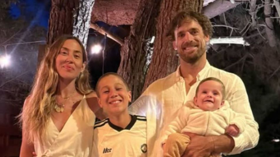 Jimena Barón, sus hijos y Matías Palleiro