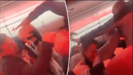 Caos en el aire: pelea entre pasajeros obligó a un avión a aterrizar de emergencia en Bruselas