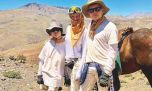 Jimena Cyrulnik de vacaciones junto a sus hijos, Calder y Tyron en Los Andes