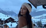 Zaira Nara desafió al frío y armó su look en plena nieve: de una bikini a un outfit invernal 