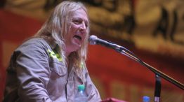 El dirigente ferroviario Rubén "el Pollo" Sobrero