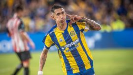 "Caretas": la dura respuesta de Ángel Di María contra Diego Milito por las quejas contra el arbitraje en Rosario Central-Racing